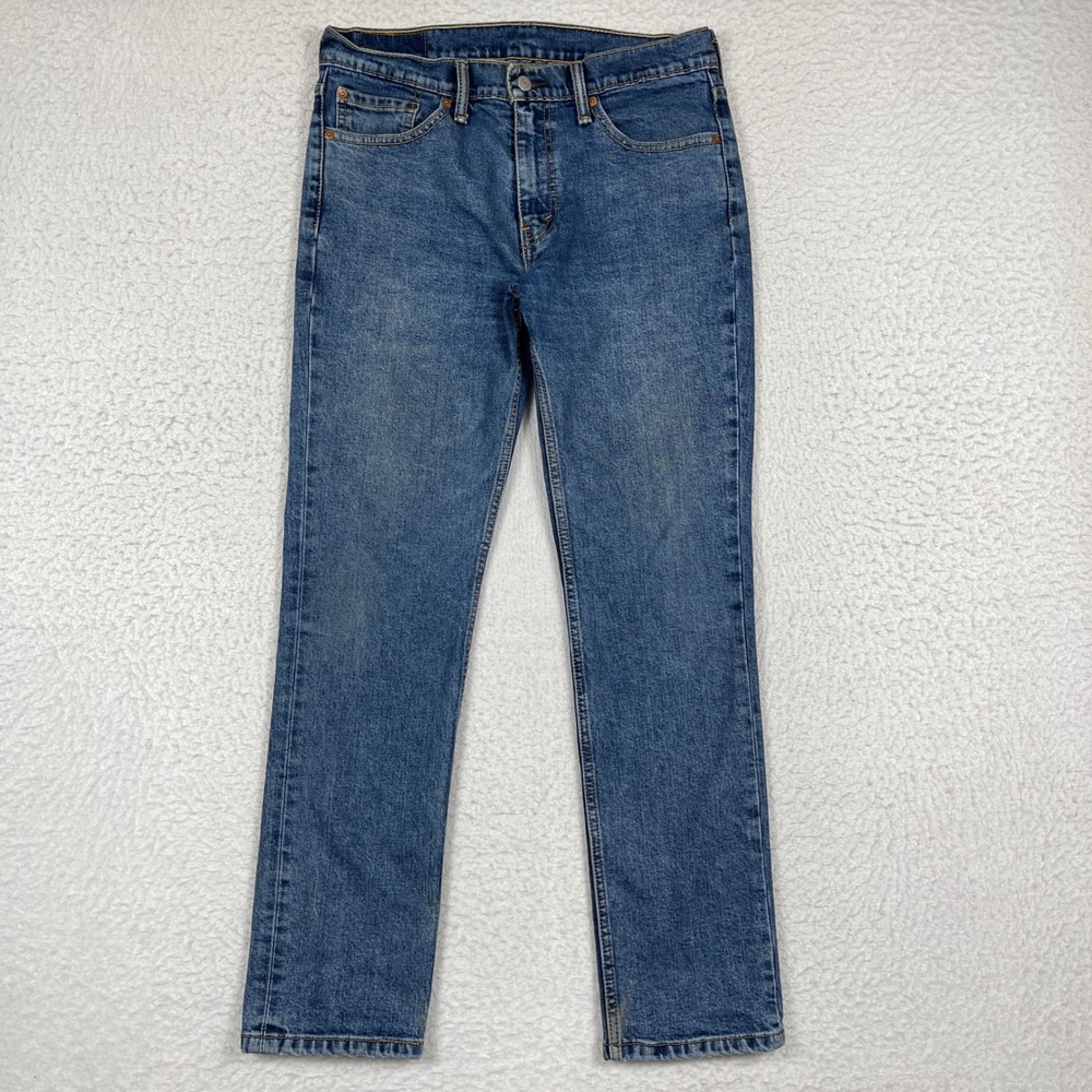Levis 511 Slim Fit Jeans Mens 33x30 Blue Denim Medium Wash Casual 04511-2145